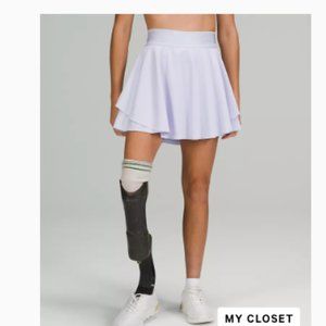 Lululemon Court Rival Skirt Long Size 6 Pastel Blue